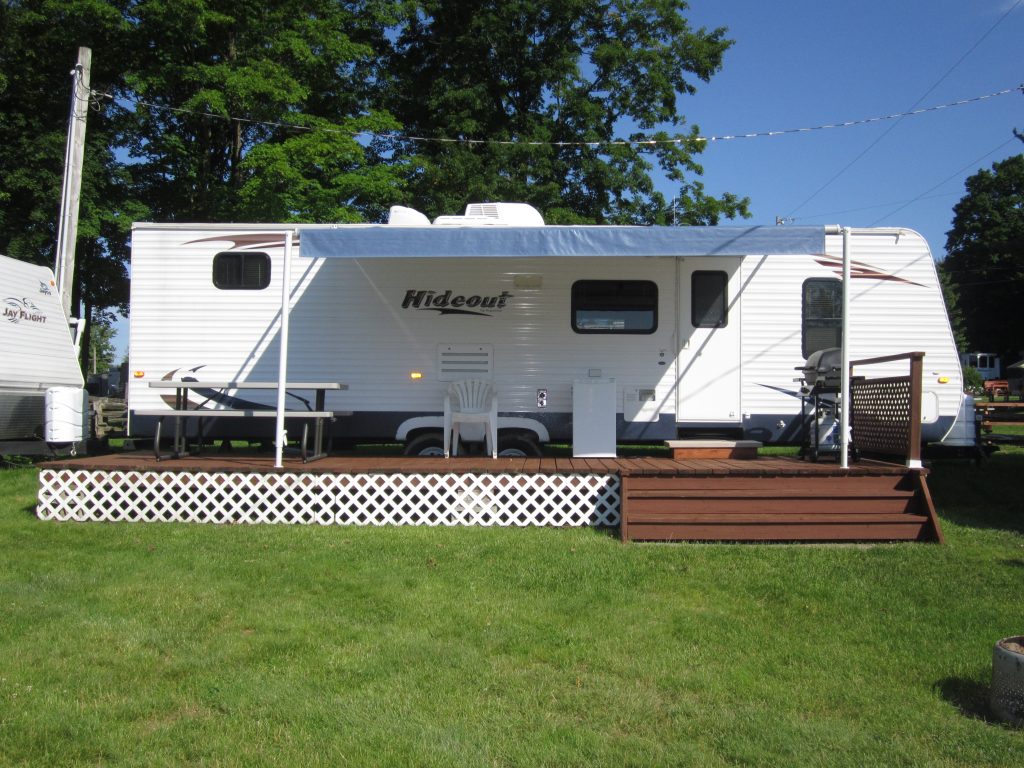 Roulotte à louer 38 Camping Parc de la Chaudière