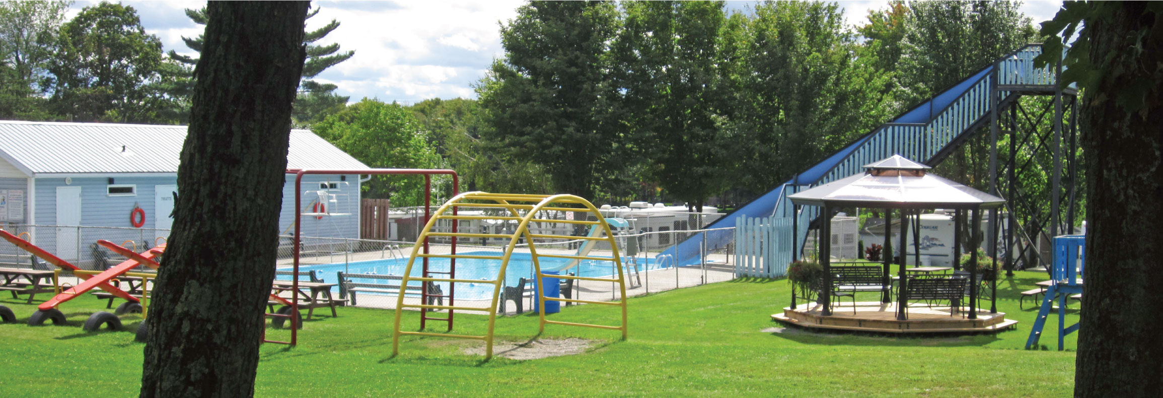 Accueil Camping Parc de la Chaudière