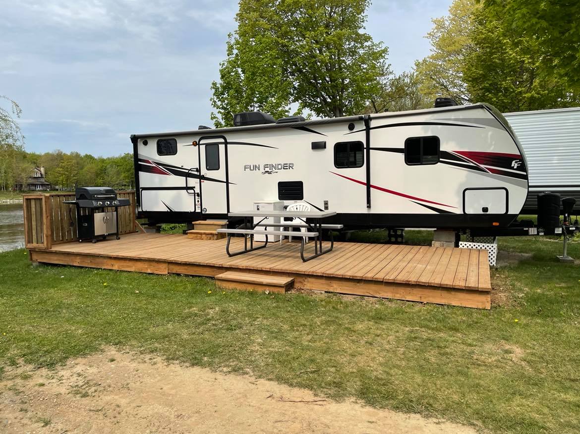 Location de roulottes Camping Parc de la Chaudière